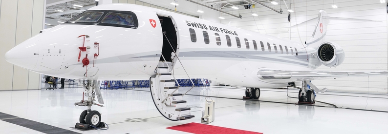 Switzerland takes delivery of new government Global 7500