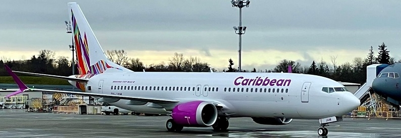 Illustration of Caribbean Airlines Boeing 737-8